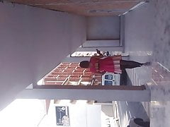 Smoking outside again
