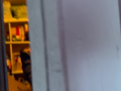 № 455 Lads nail in the barn in winter, and stepfather stags on them