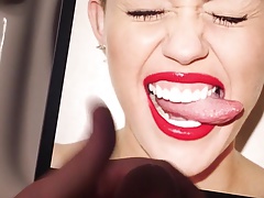 Miley Cyrus Cum Tribute