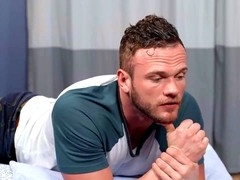 Gay cum on ass, rectal, bareback sex