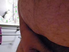 Big Bear Pissing and Cumming