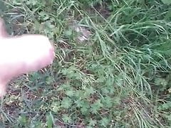 Masturbating