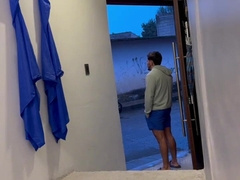 The chicken seller deep throats my fuck-stick truly well