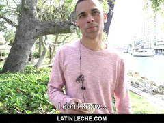 Brazilian Leche - Penniless Mexican guy bj's and pounds random stranger for money