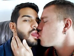 Leo Blue Throats Sebastian Cums With His Long Tongue