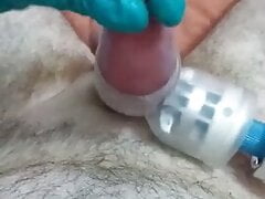 sounding cumshot with tied balls