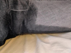 Bedwetting in Denim (Making a Big Pool of Urinate)