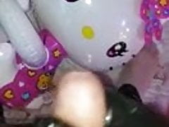 Inflatable Gonfiabile Blowup Hello Kitty Air Doll Vinyl Pvc