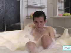 Bony Harmless Youngster Xander H Deep Thumbs His Caboose And Strokes Off!