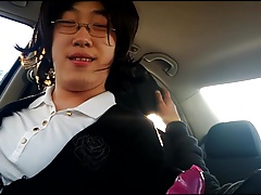 Giving head in a stranger's car