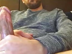 Horny Hairy Daddy Cums