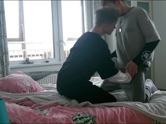No30 Part 1: A man with a meaty knob pummels a lovely lad deep in the gullet and donk