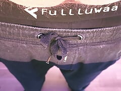 Massiv Cumshot after 1,5 weeks - Ball spanking!