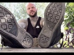 Amateur outdoors, gym, shoes