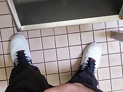Johnholmesjunior in very risky mens public vancouver bathroom