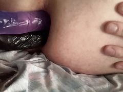 Duble dildo in ass fun