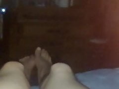 Jerking to black porn