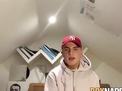 Horny twink fisting webcam domination