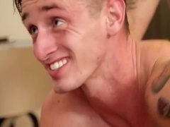 Gay porn, gang-fuck, deep throat