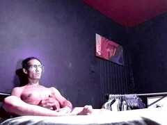 Huge handjob, solo, big dick latino