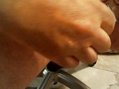 Shaving my cock