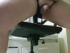 Sitting on a black cock
