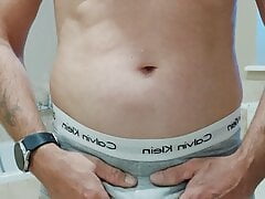I show you my grey pantie