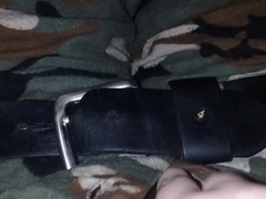 Uses stepdaddy's Belt To Truss Himself Climax Denial, Smacking, Filthy Chat, & Ripped Clothes