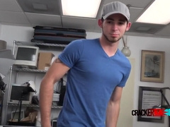 Bearded White Straight Guy Gets His Mouth Filled With Black Cock