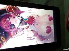 Vtuber Houshou Marine Cumtribute