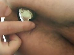 Removing butt plug with gape
