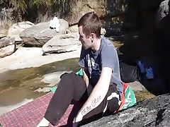 a beer at the beach