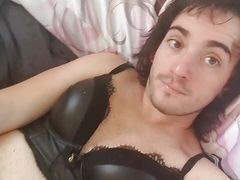 Male little whore masturbates himself 3