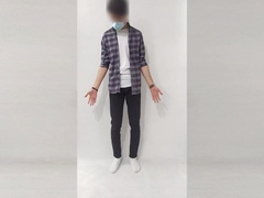 Comparing Nude And Clothed Body Boy Takes Off His Clothes In Front Of Camera And Shows His Body (undressing 2) (danieltp2002)