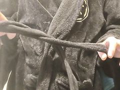 Robe strip bathroom jerk