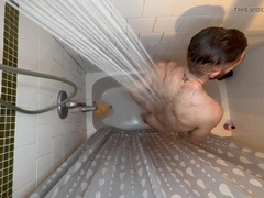 Wooly biz guy receives off the hook soles rubdown therapy and gets rigid..