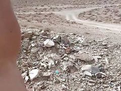 Nude in Public at Death Valley