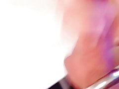 Wank in friends bathroom while he is waiting outside