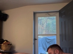 Cleaning off Dads chisel from a night out at the adult theatre.