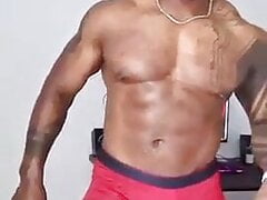 Big cock black bodybuilder