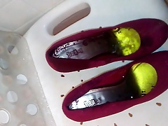 piss my friends heels