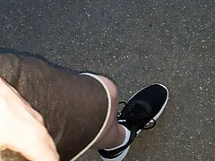 My cock of outdoor