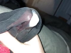 Another fiend of my wife left her panties at mine