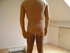 10 Layer Tan Pantyhose Encasement Video