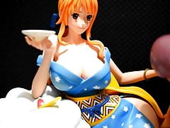 onepiece nami figure bukkake