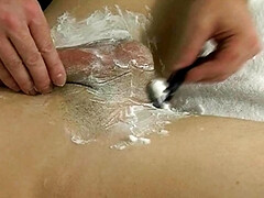 From below I am now shaved by Sven