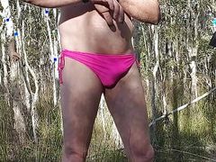 Hot Pink Bikini Bushwalk