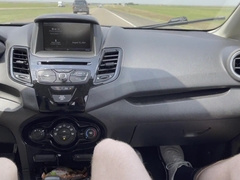 Providing my friend a hand-job on the highway while driving