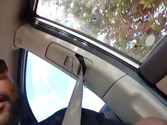 Making That Big Black Dick Feel Good in Car