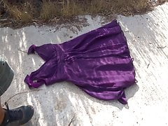 piss on purple 4 dress